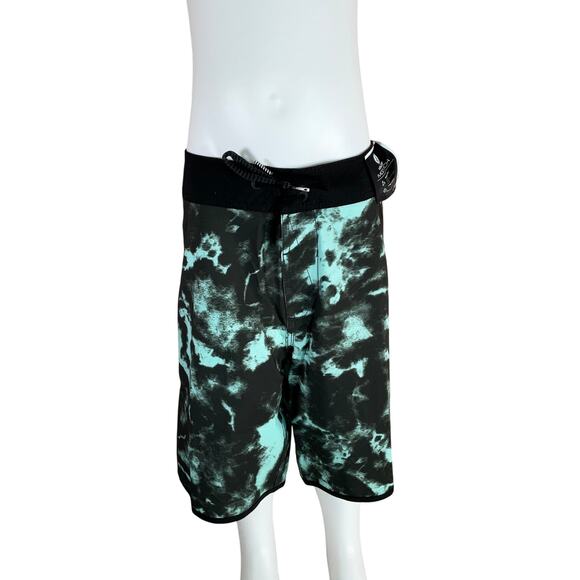 Volcom Big Boys Mod Psych Scallop Swimsuit Size 26 NWT - Picture 1 of 3